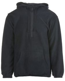 Burnside B3600 Mens' Polar Fleece Quarter-Zip Pullover (Color: NAVY, size: M)