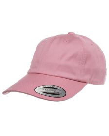 Yupoong 6245CM Adult Low-Profile Cotton Twill Dad Cap (Color: pink)