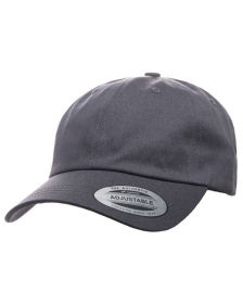 Yupoong 6245CM Adult Low-Profile Cotton Twill Dad Cap (Color: DARK GREY)