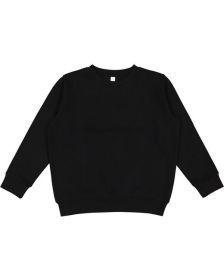 LAT 2225LA Youth Elevated Fleece Crew (Color: Black, size: XL)