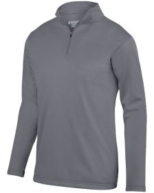 Augusta Sportswear AG5507 Adult Wicking Fleece Quarter-Zip Pullover (Color: GRAPHITE, size: XL)