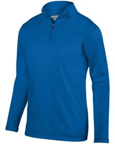 Augusta Sportswear AG5507 Adult Wicking Fleece Quarter-Zip Pullover (Color: ROYAL, size: 2XL)