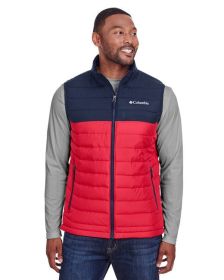 Men's Powder Liteâ„¢ Vest - MTN RED/ COL NVY - L (Color: MTN RED/ COL NVY, size: S)